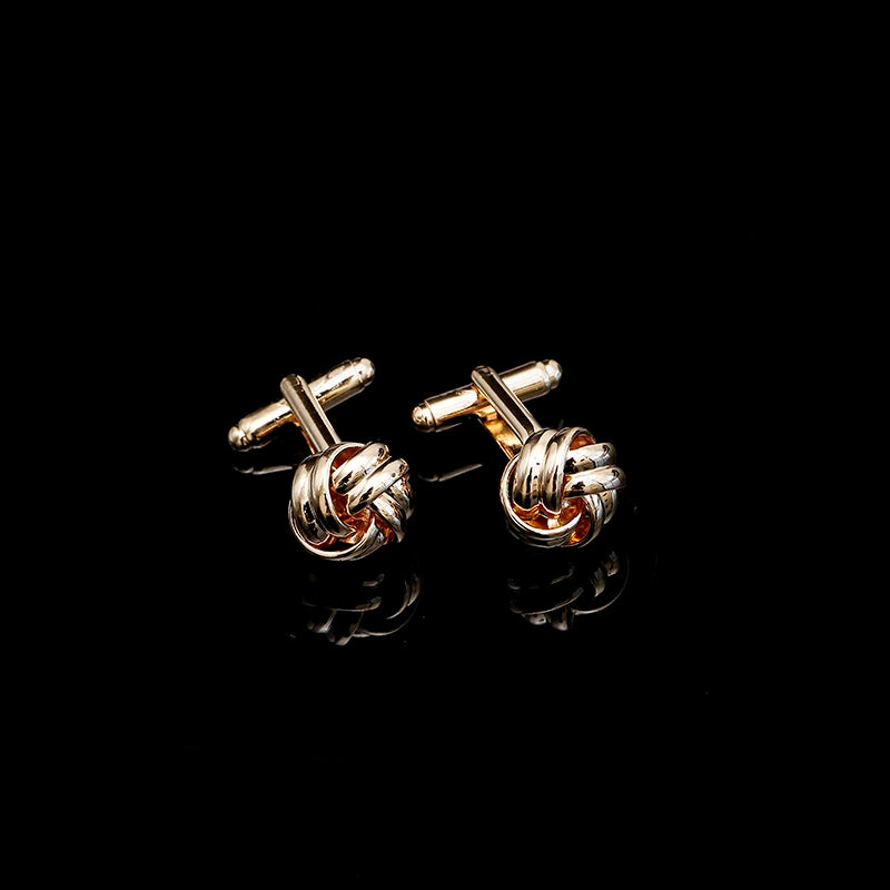 CLASSIC GOLDEN KNOT CUFFLINKS