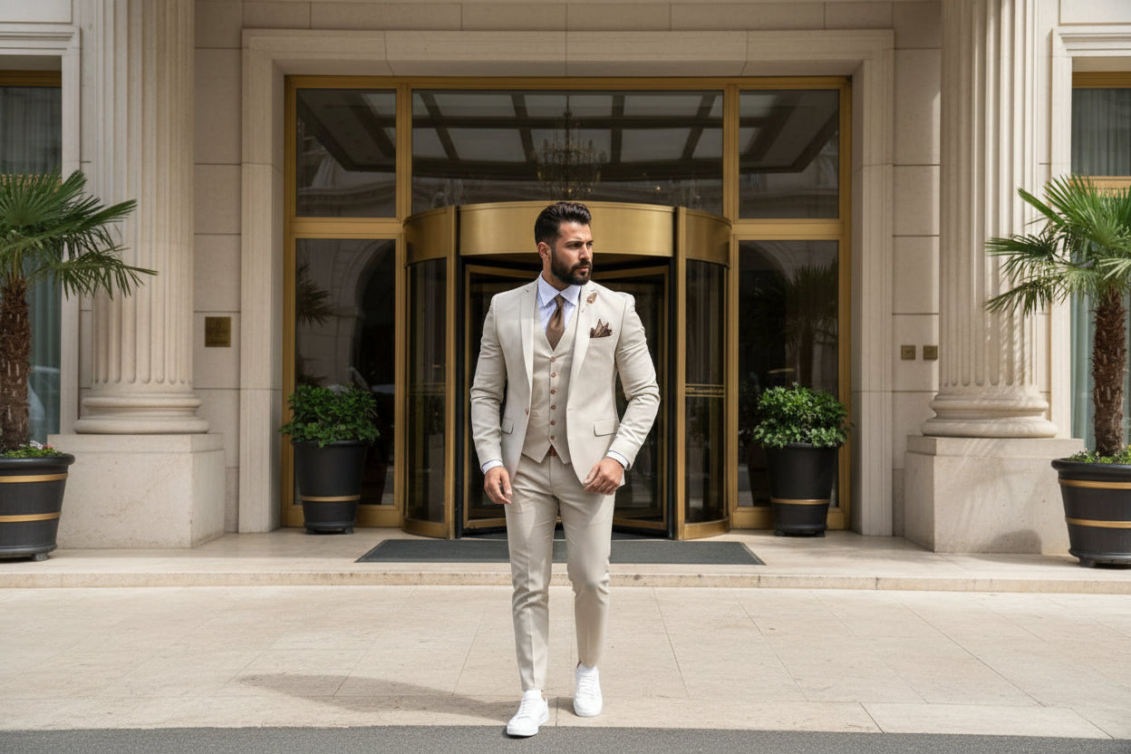 SUITS MENS THE ROYAL OLIVE IMPERRIAL