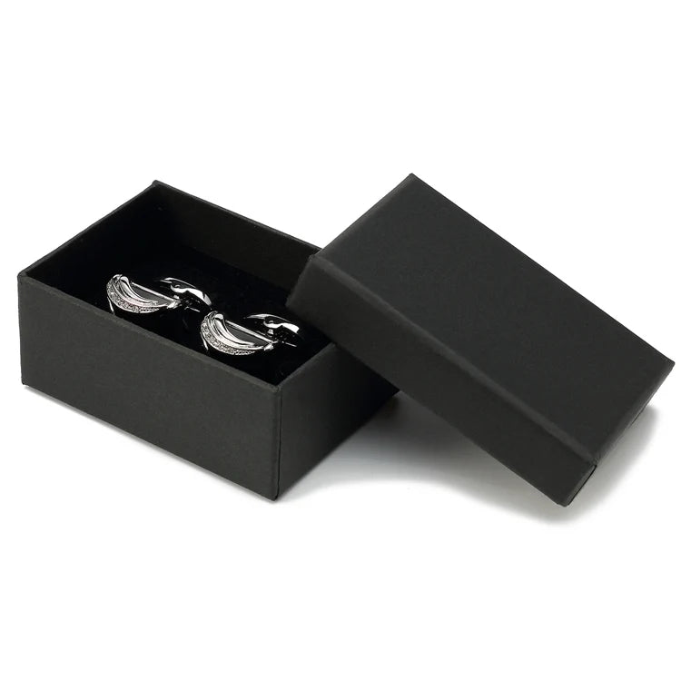 AZURE CRYSTAL EXECUTIVE CUFFLINKS
