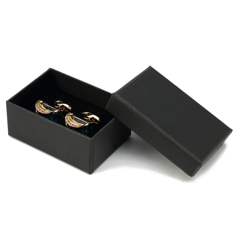 AZURE CRYSTAL EXECUTIVE CUFFLINKS