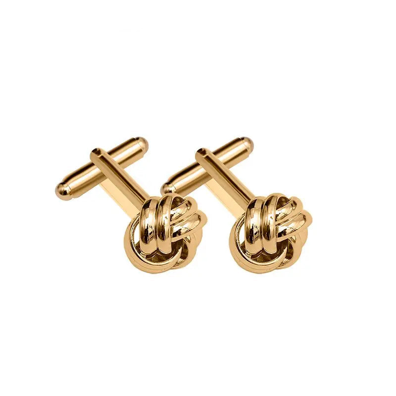 CLASSIC GOLDEN KNOT CUFFLINKS