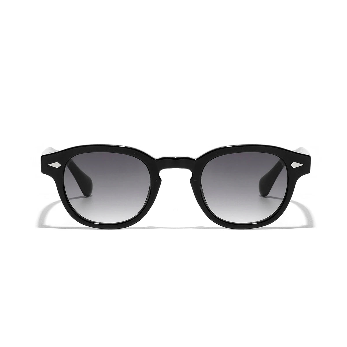 THE RETRO NOIR CIRCLE SUNGLASSES
