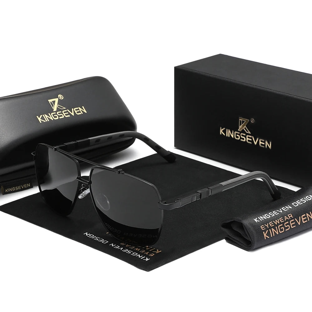 THE COMMANDER TITANIUM FINISH SUNGLASSES