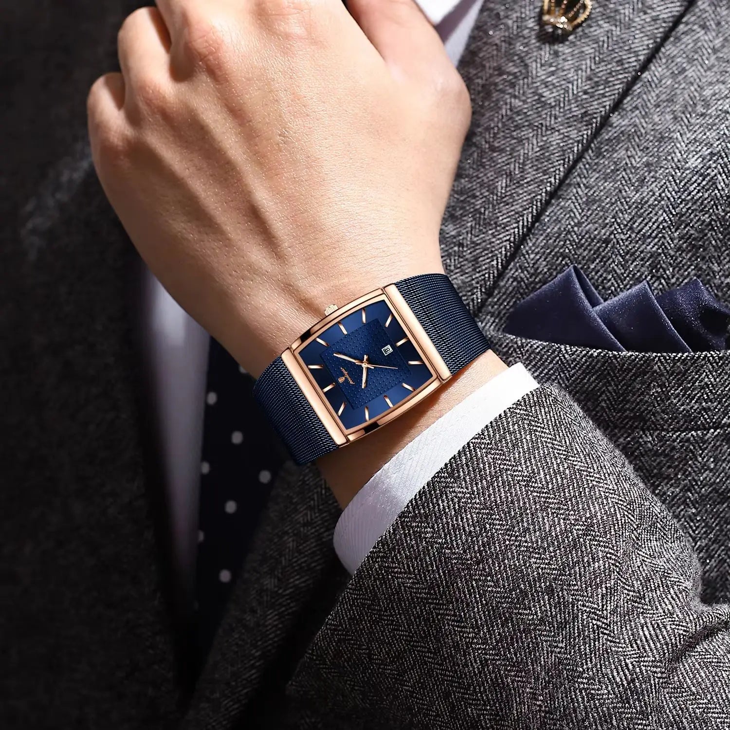 WATCHES MODERN GEOMETRIC SAPPHIRE