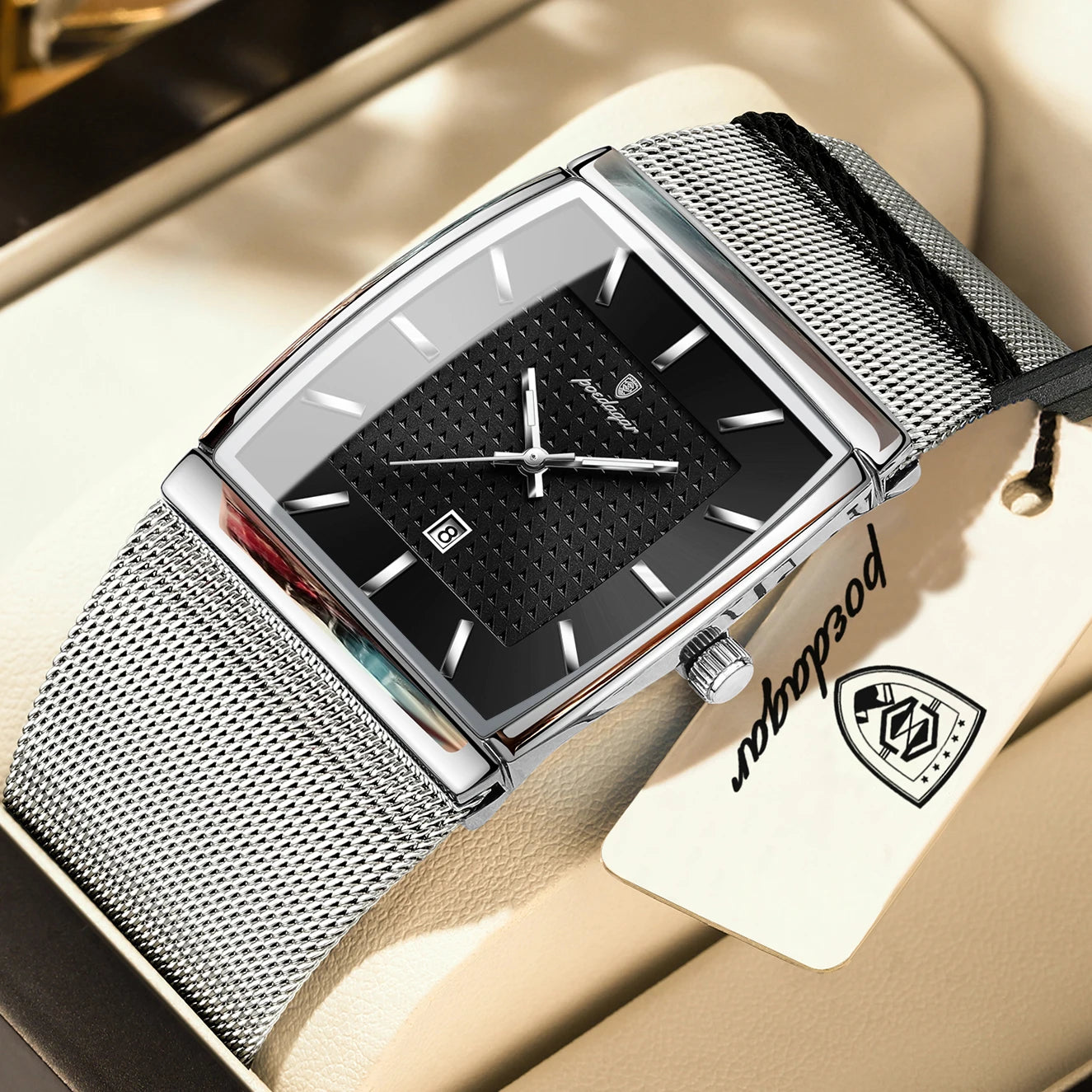 WATCHES MODERN GEOMETRIC SAPPHIRE