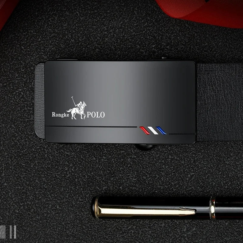 THE SOVEREIGN GEOMETRIC LEATHER BELT