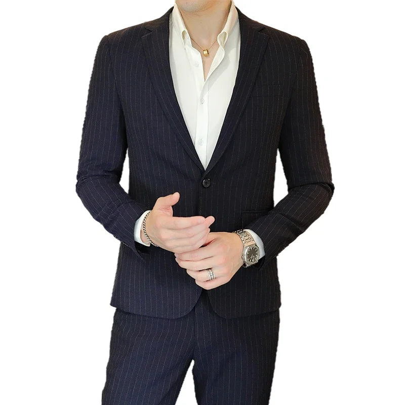 SUITS MENS CLASSIC NAVY PROFESSIONAL