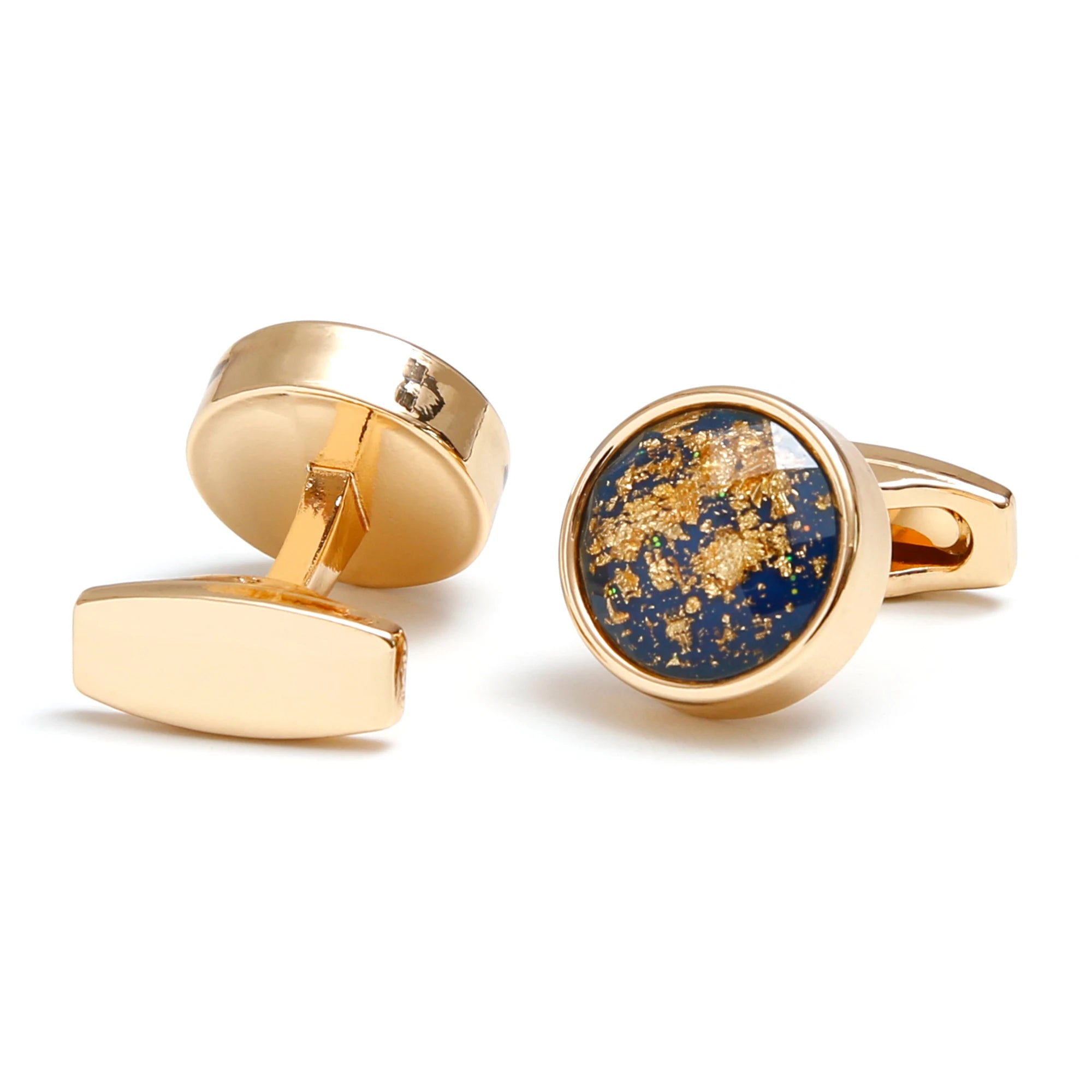 GOLDEN MARBLE MAJESTY CUFFLINKS