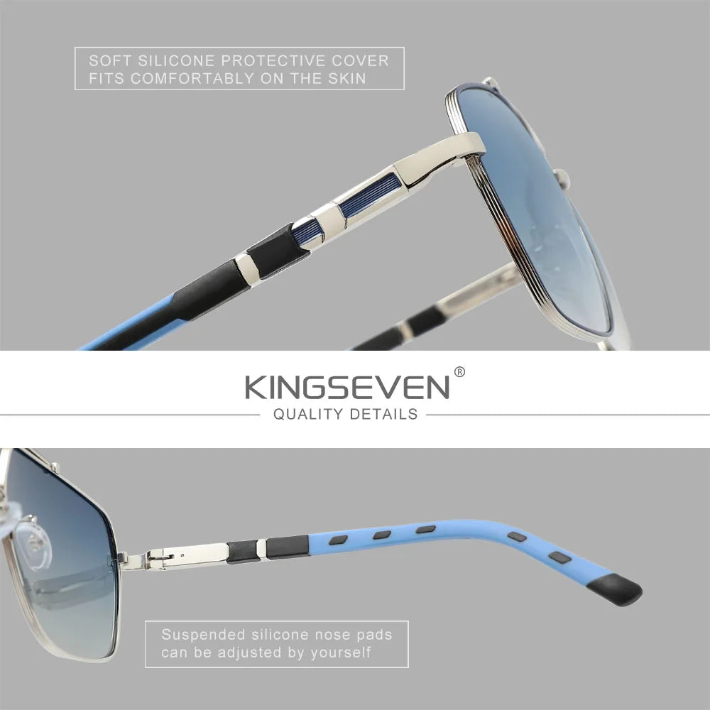THE COMMANDER TITANIUM FINISH SUNGLASSES