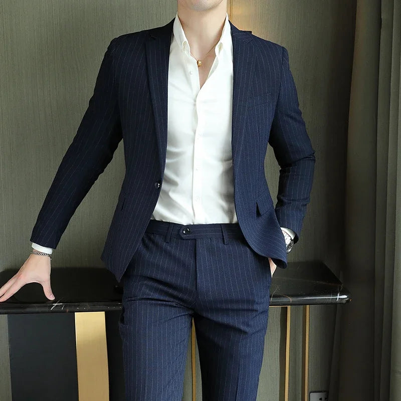 SUITS MENS CLASSIC NAVY PROFESSIONAL