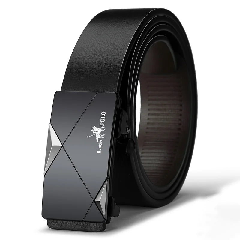 THE SOVEREIGN GEOMETRIC LEATHER BELT