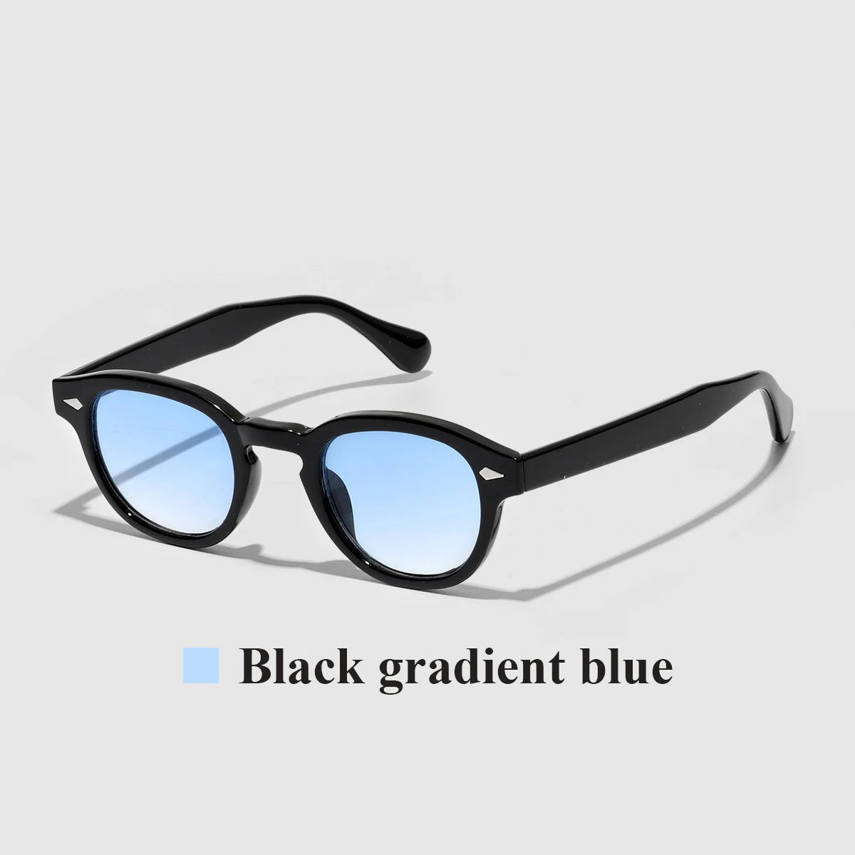 THE RETRO NOIR CIRCLE SUNGLASSES