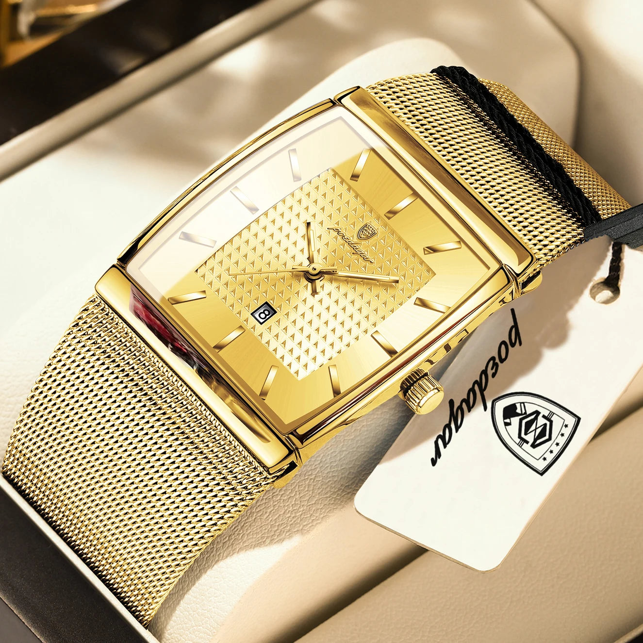 WATCHES MODERN GEOMETRIC SAPPHIRE