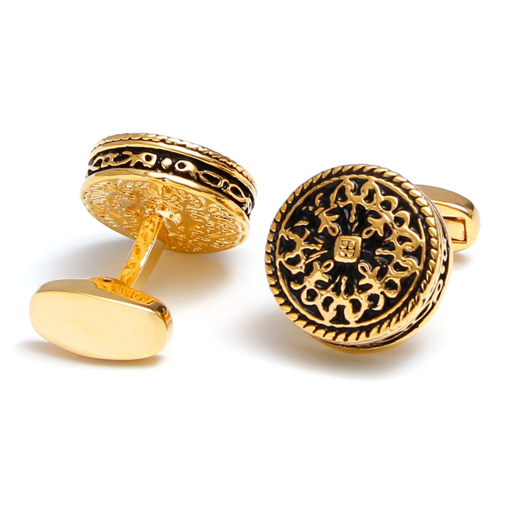 THE VICTORIAN HERITAGR ROUND CUFFLINKS