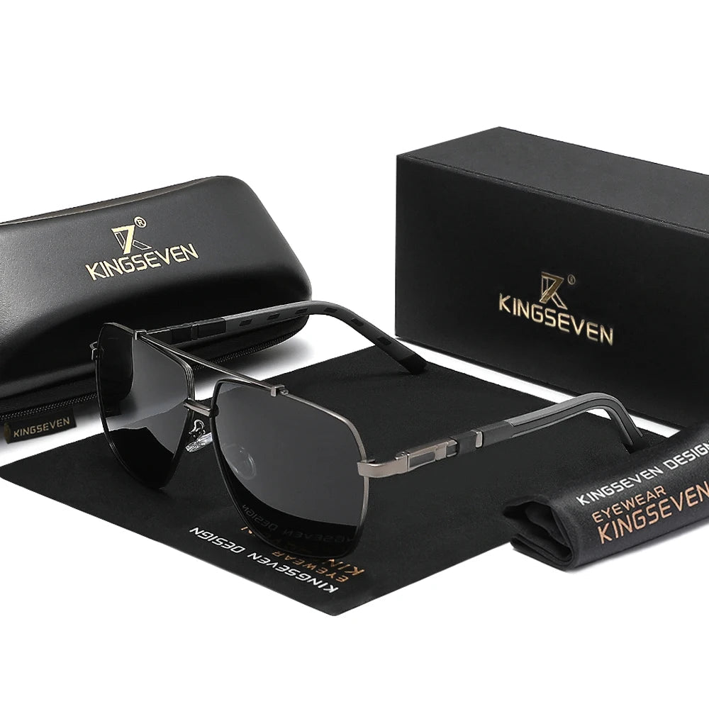 THE COMMANDER TITANIUM FINISH SUNGLASSES