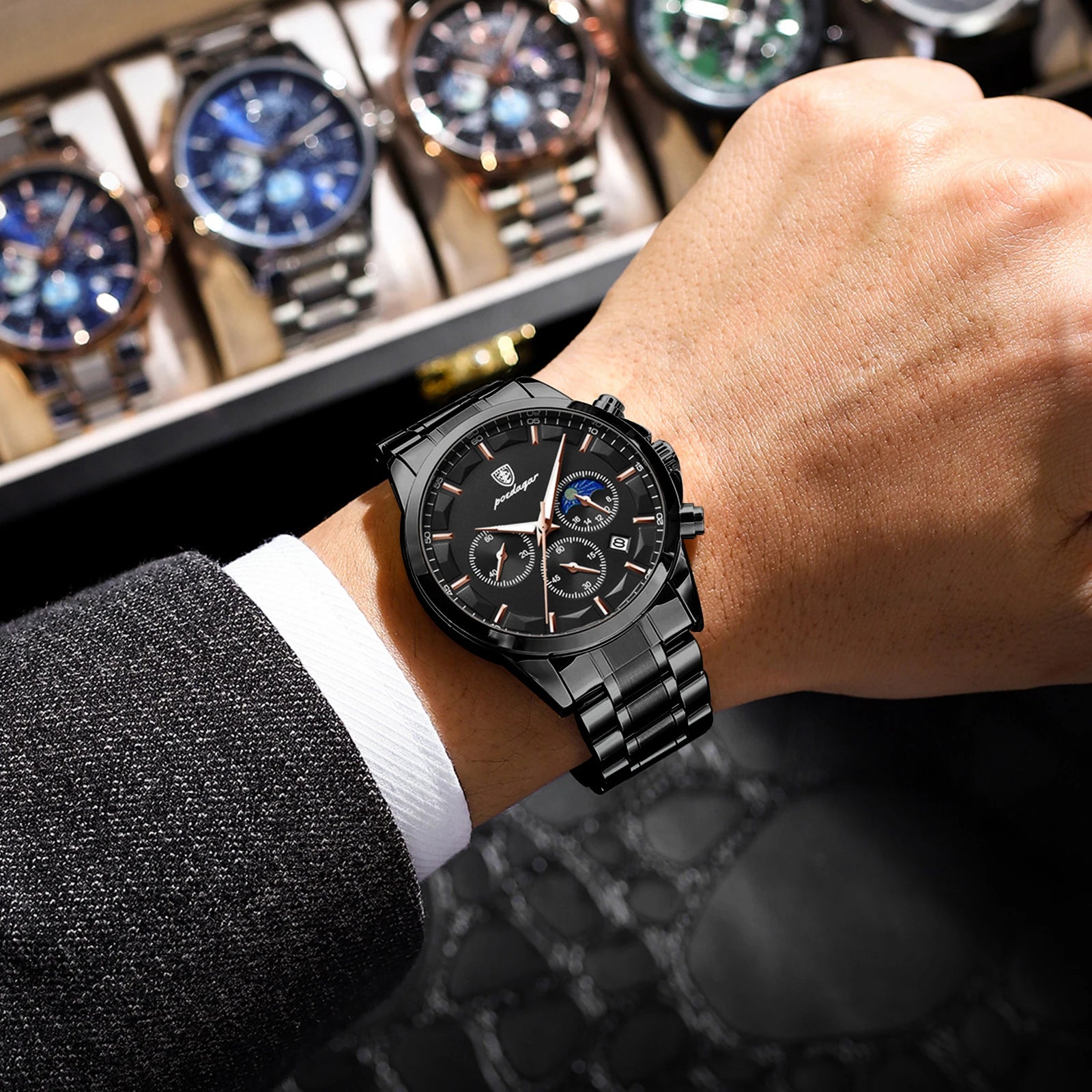 WATCHES MIDNIGHT ONYX EXECUTIVE