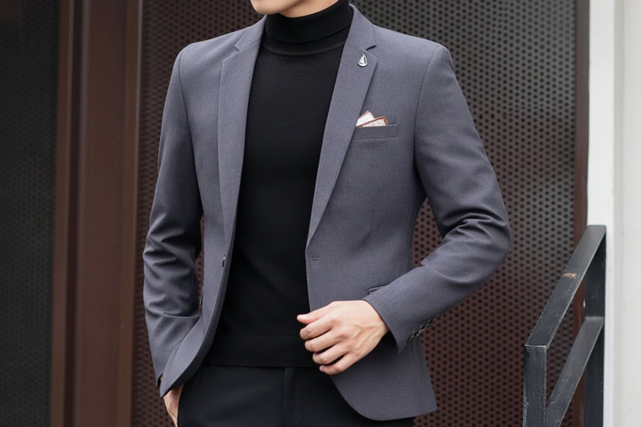 SUITS MENS SKY BLUE SUMMER TAILORED