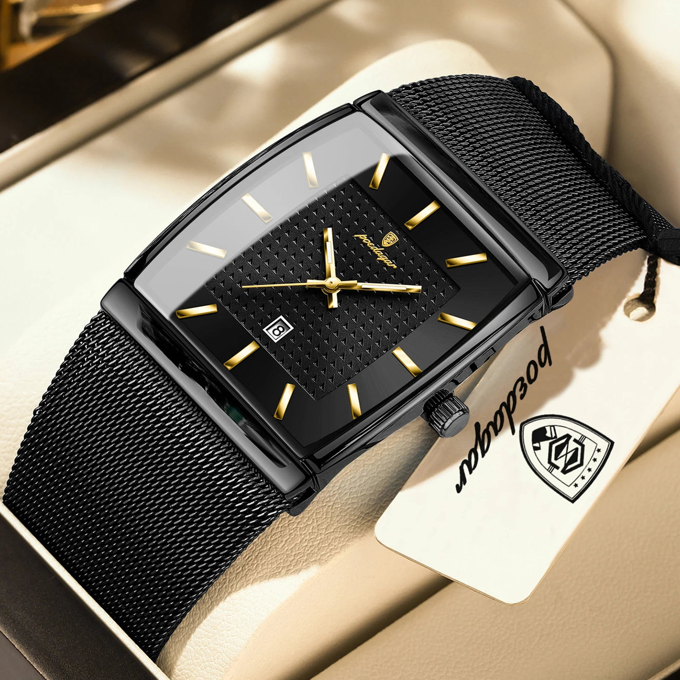 WATCHES MODERN GEOMETRIC SAPPHIRE