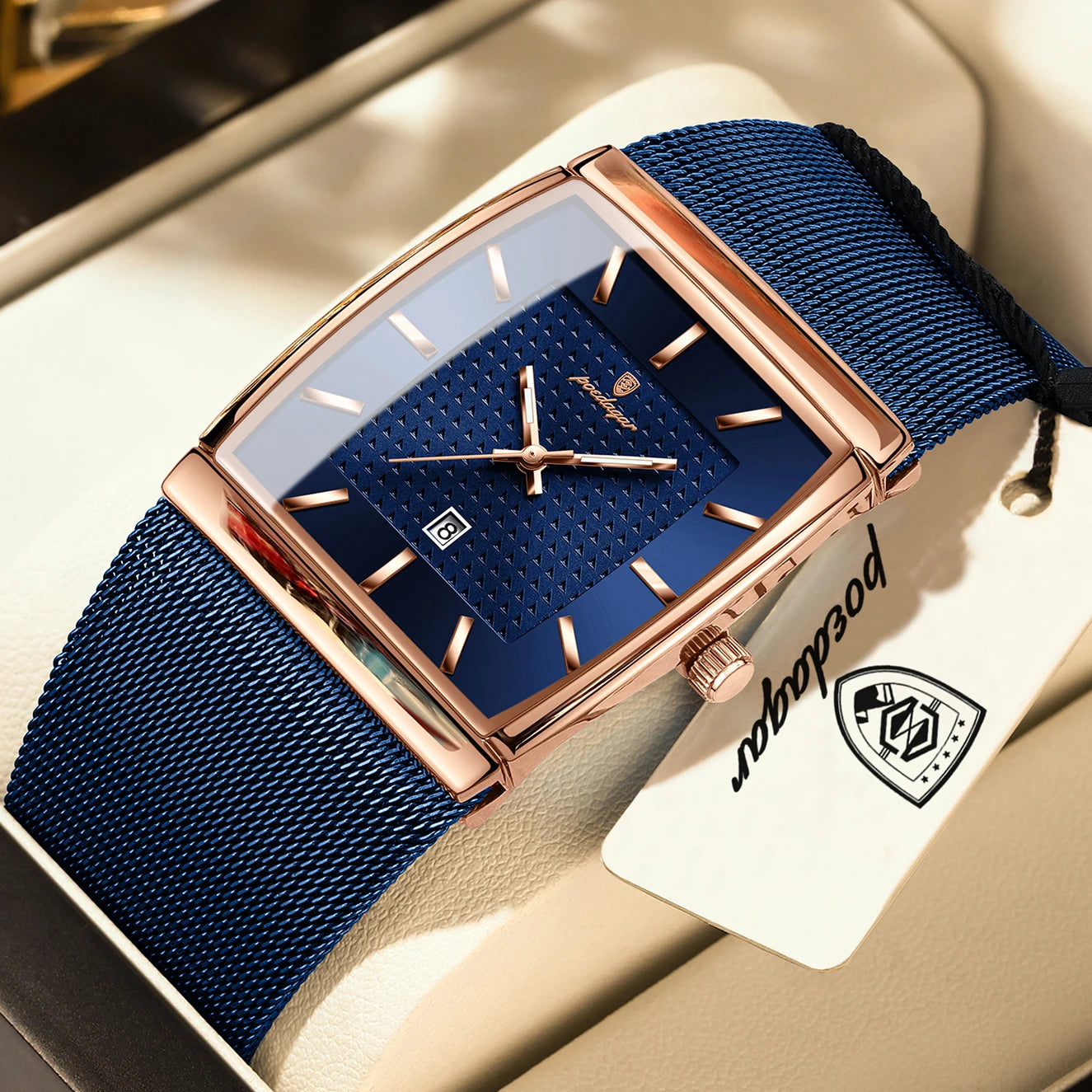 WATCHES MODERN GEOMETRIC SAPPHIRE