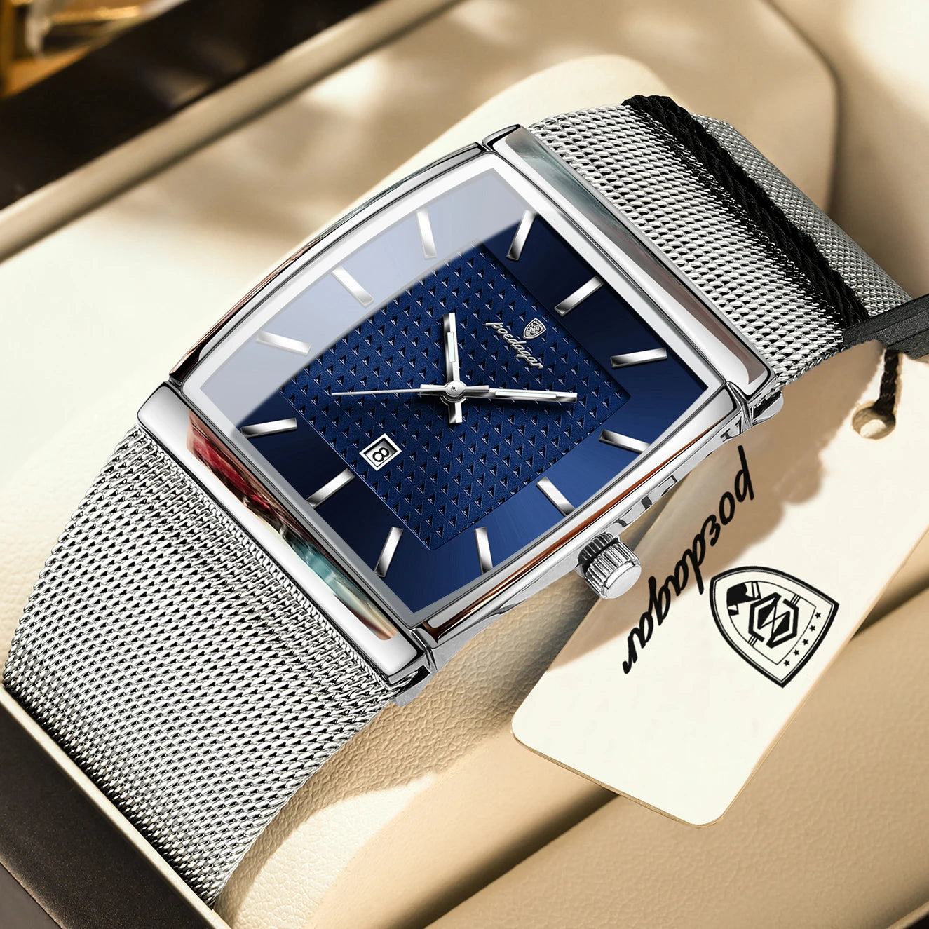 WATCHES MODERN GEOMETRIC SAPPHIRE