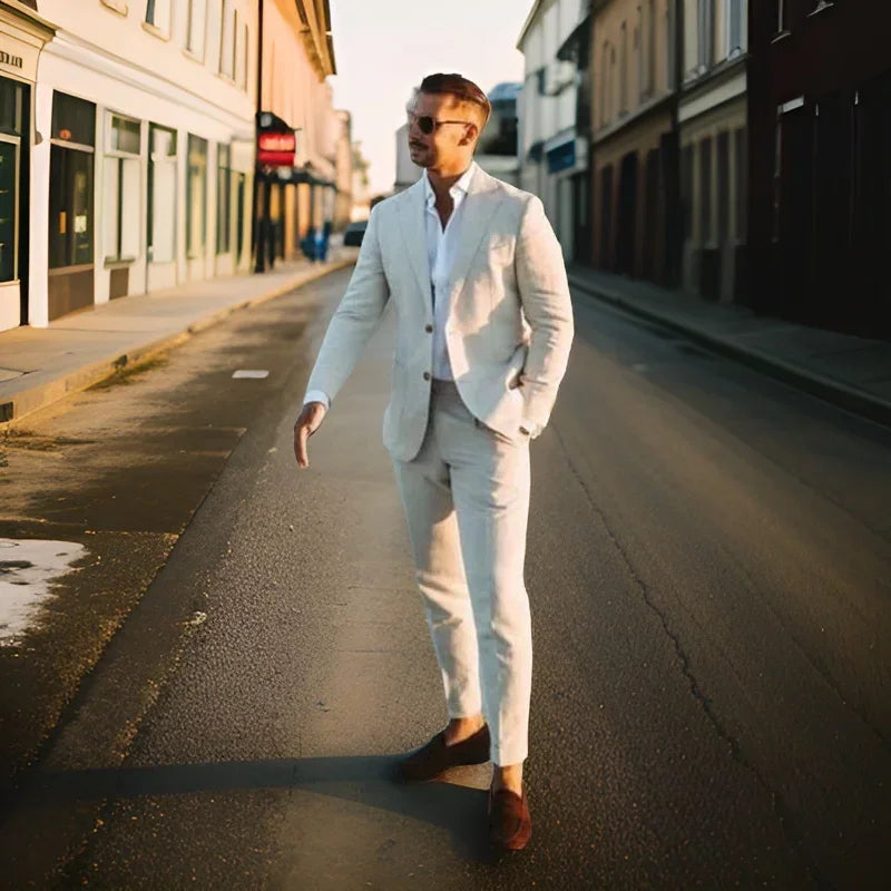 SUITS MENS THE MONACO LINEN ESSENTIAL