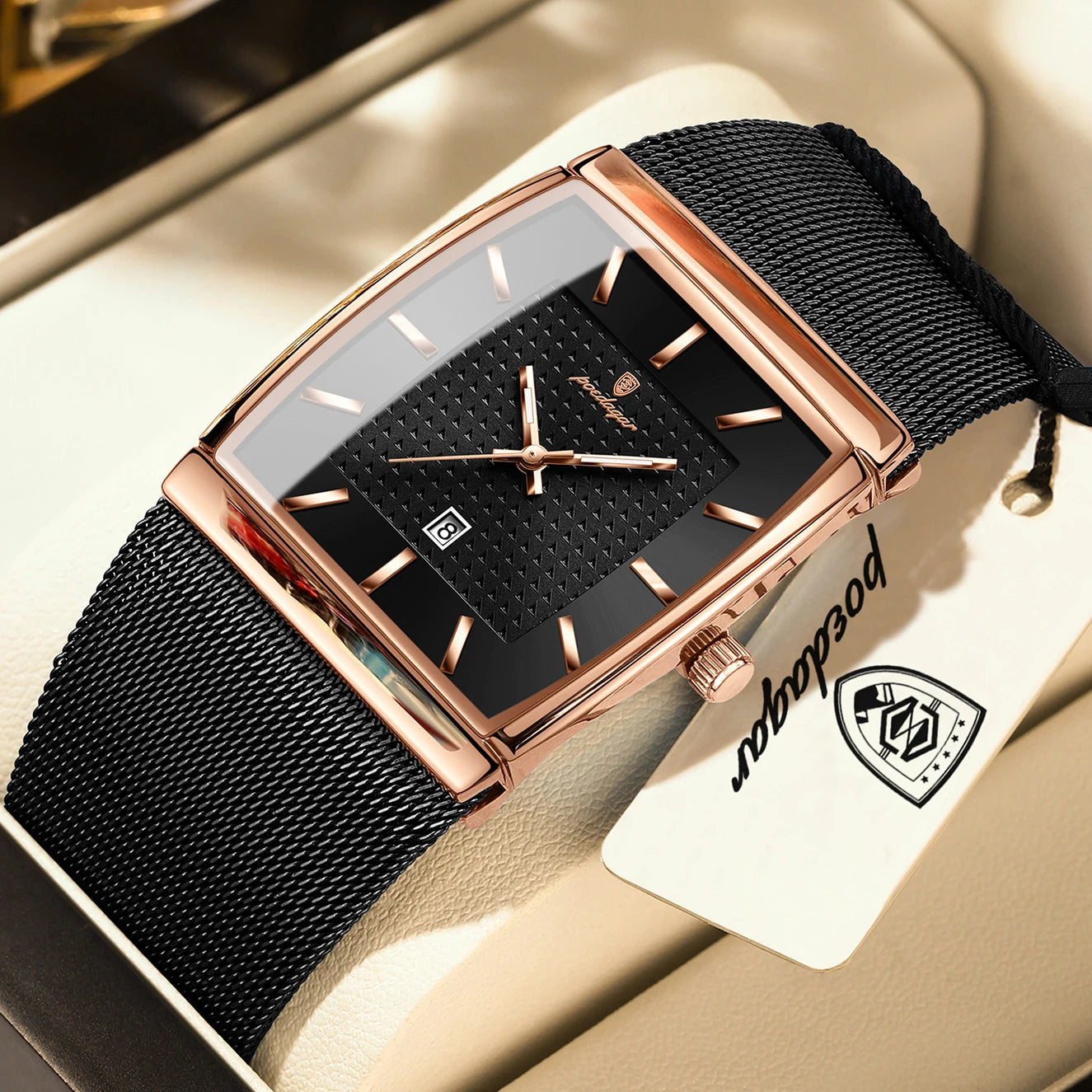 WATCHES MODERN GEOMETRIC SAPPHIRE