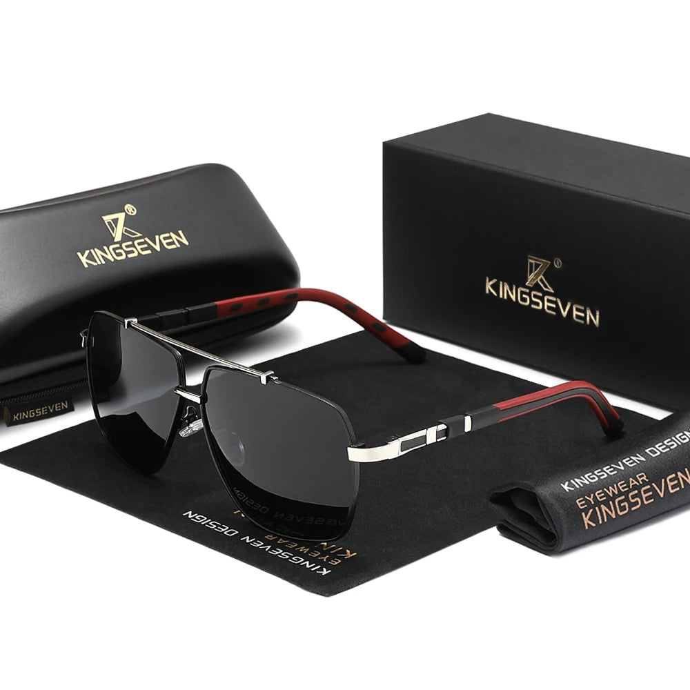 THE COMMANDER TITANIUM FINISH SUNGLASSES