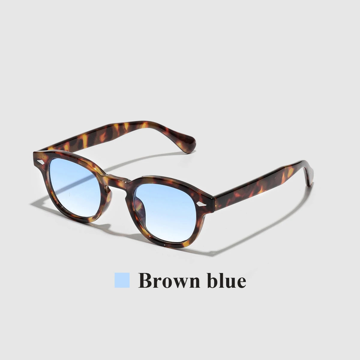 THE RETRO NOIR CIRCLE SUNGLASSES